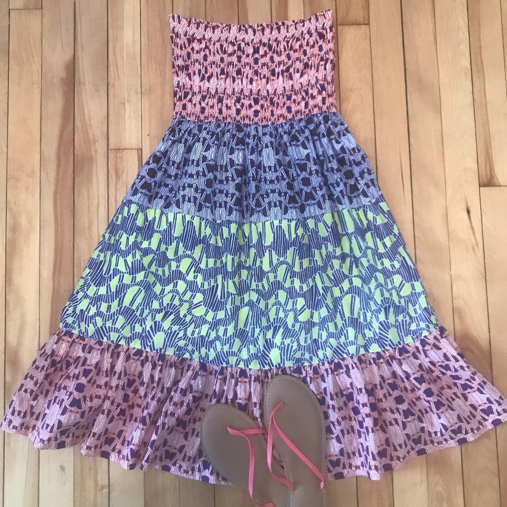 Victoria' Secret Bandeau Strapless Summer Dress